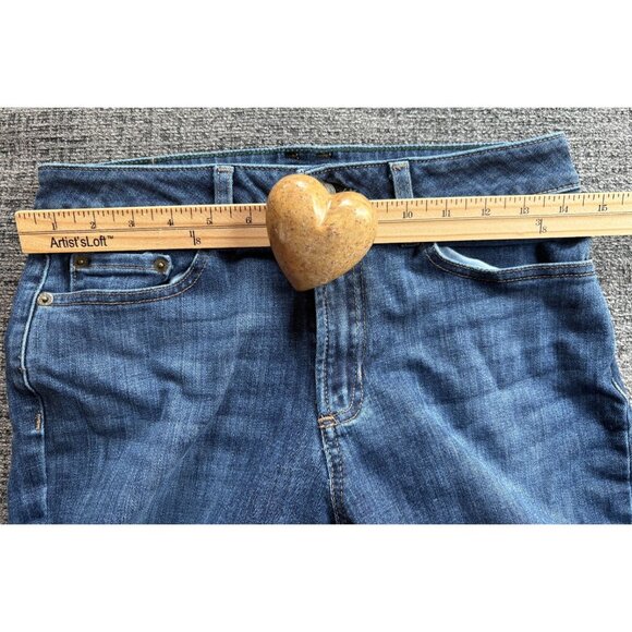 L.L. Bean Womens Straight Leg Favorite Fit JeanFlex Denim Jeans Size 6 Reg - Picture 9 of 10
